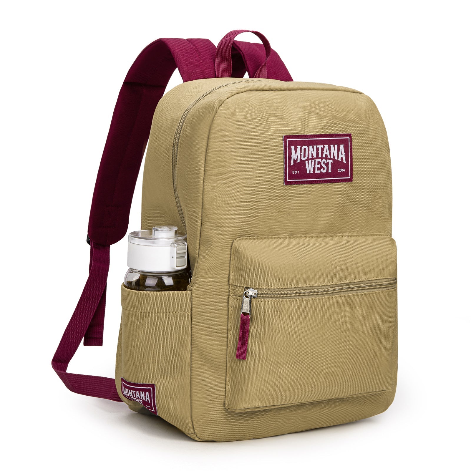Montana West Solid Color Backpack - 2Pcs Set
