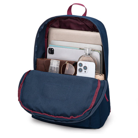 Montana West Solid Color Backpack - 2Pcs Set
