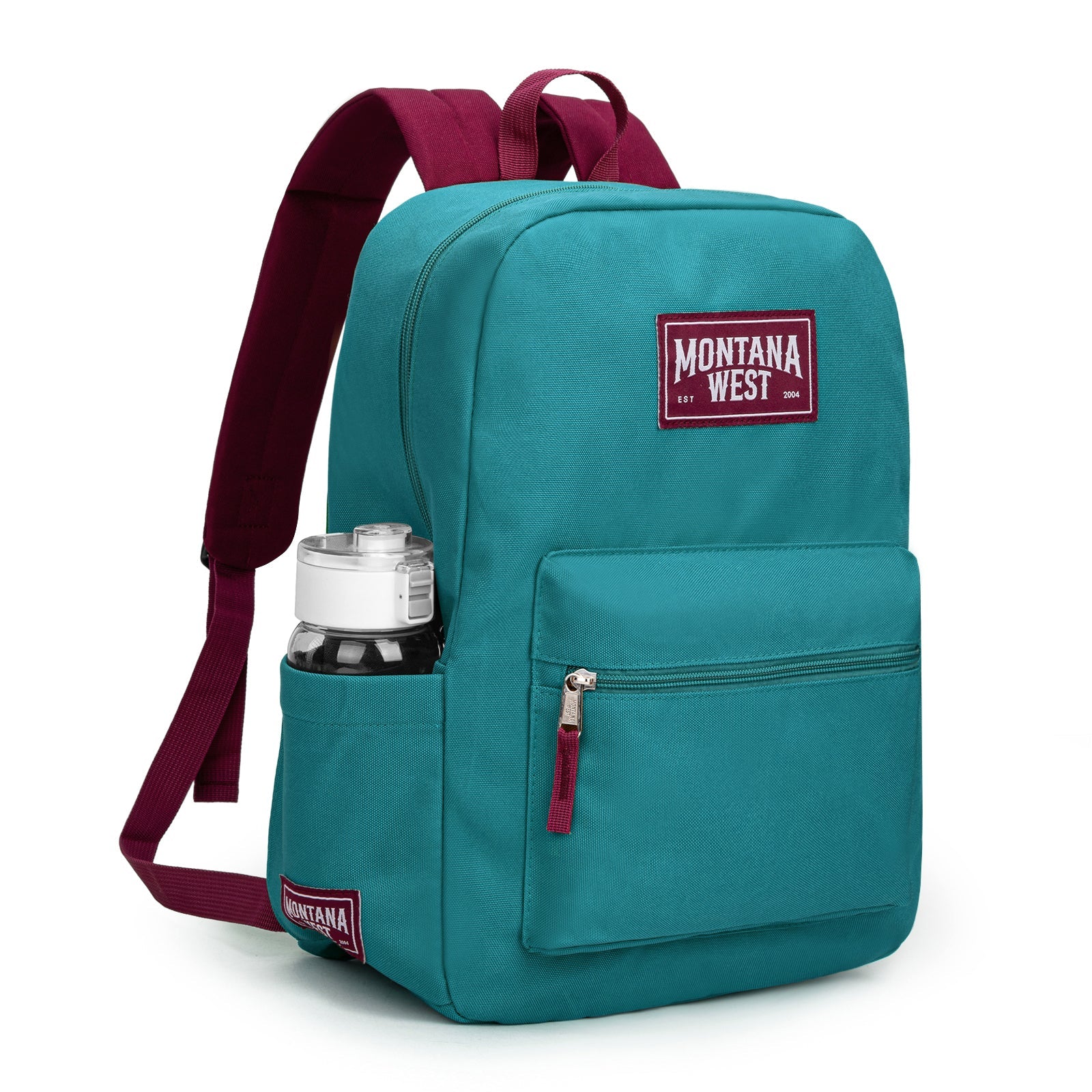 Montana West Solid Color Backpack - 2Pcs Set