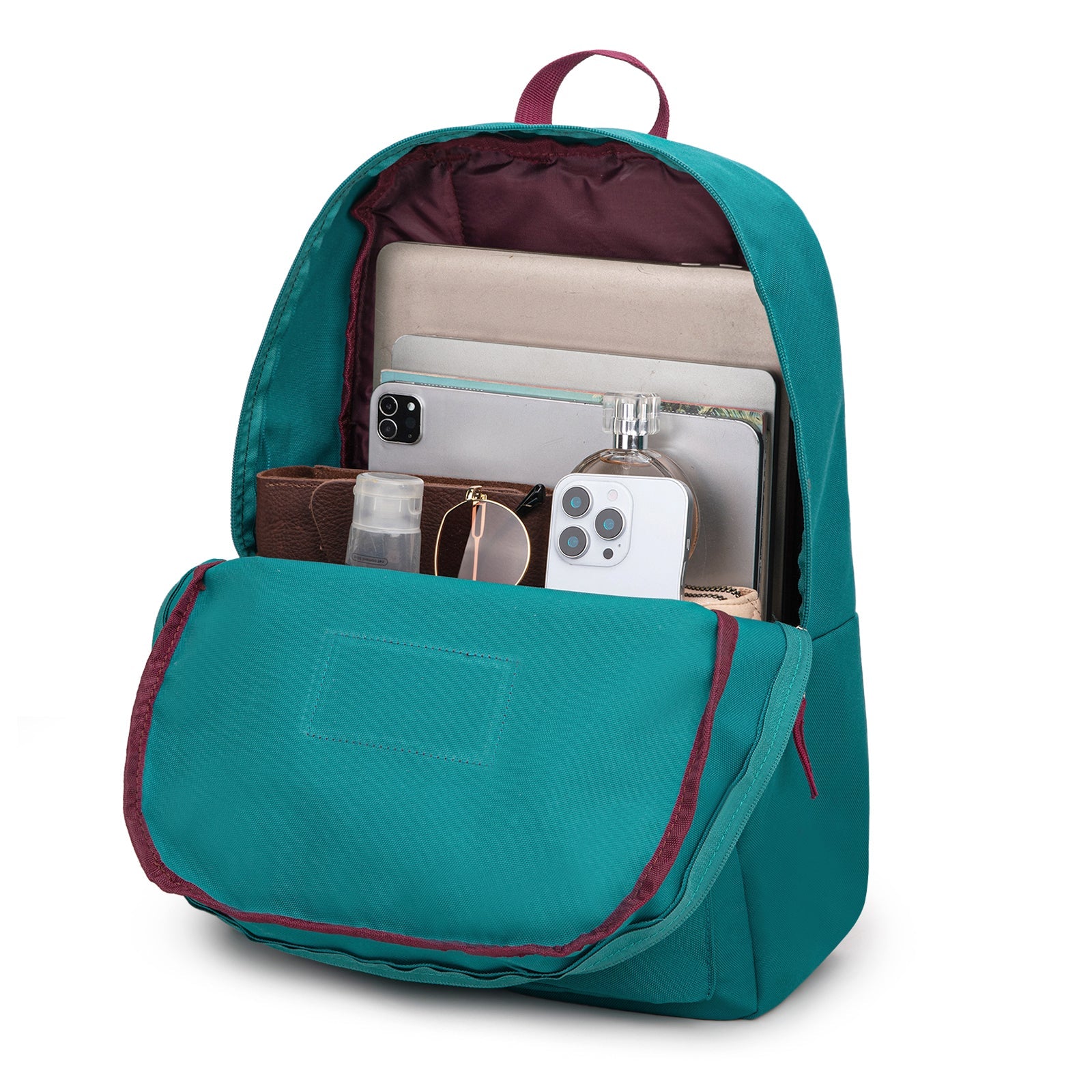 Montana West Solid Color Backpack - 2Pcs Set
