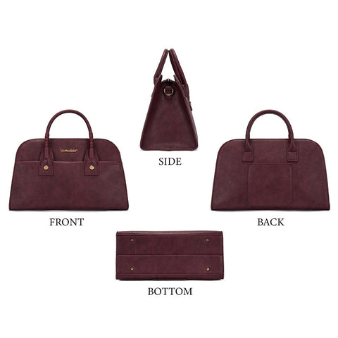 MWC-631BK Montana West Wrapped Handle Dome Satchel Bag