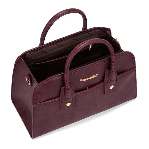 MWC-631BK Montana West Wrapped Handle Dome Satchel Bag