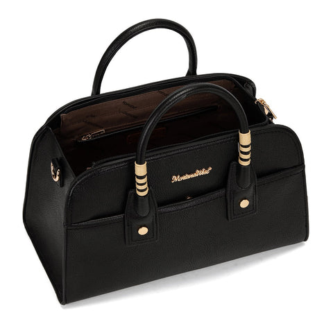 MWC-631BK Montana West Wrapped Handle Dome Satchel Bag