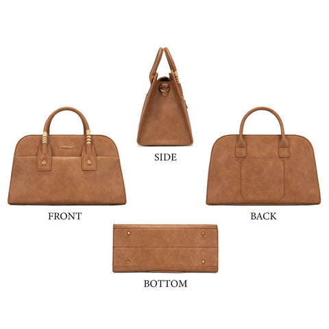 MWC-631BK Montana West Wrapped Handle Dome Satchel Bag