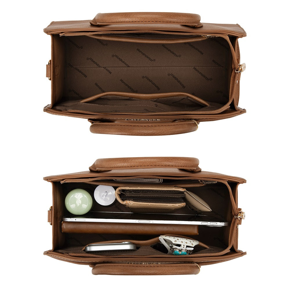 MWC-631BK Montana West Wrapped Handle Dome Satchel Bag