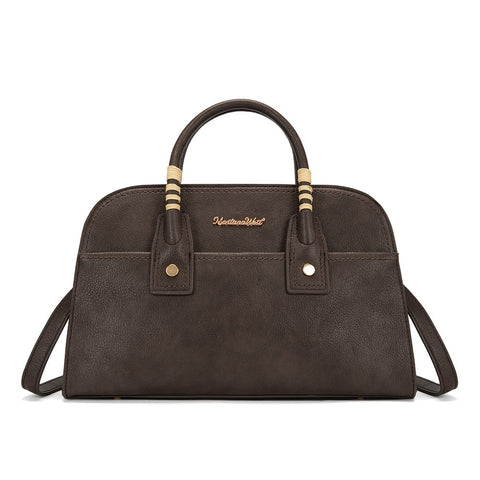 MWC-631BK Montana West Wrapped Handle Dome Satchel Bag