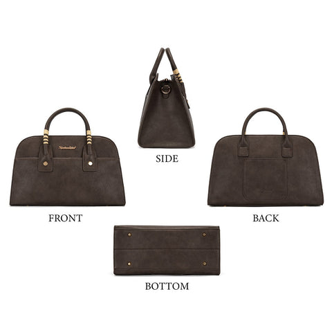 MWC-631BK Montana West Wrapped Handle Dome Satchel Bag