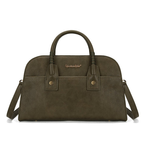 MWC-631BK Montana West Wrapped Handle Dome Satchel Bag