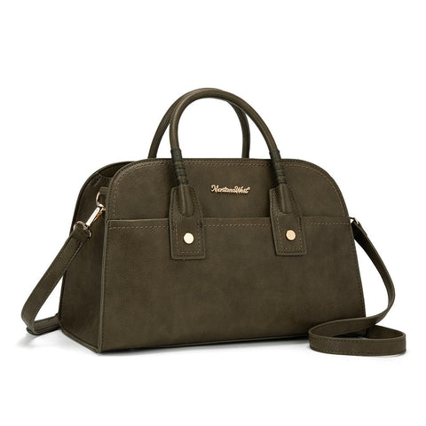 MWC-631BK Montana West Wrapped Handle Dome Satchel Bag