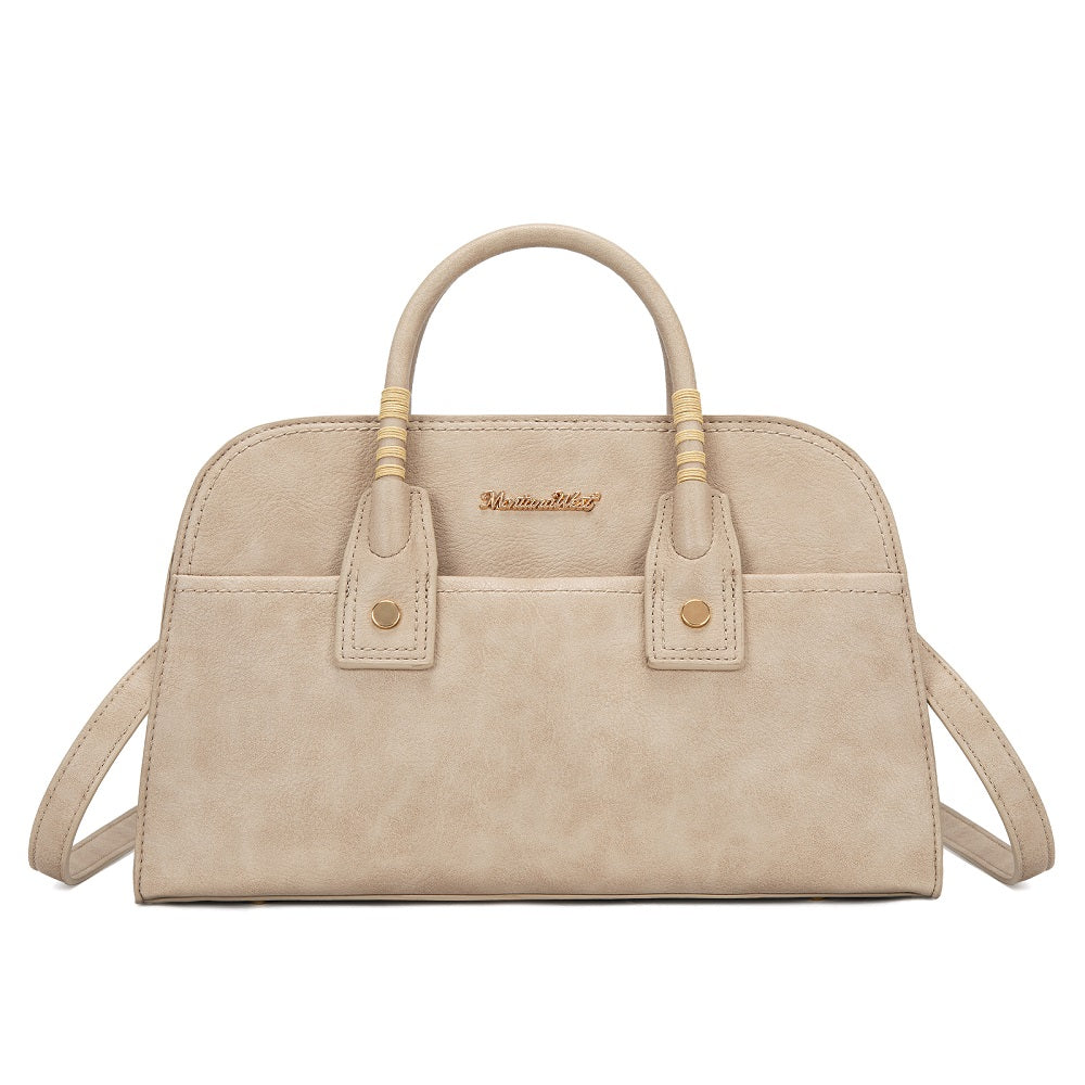MWC-631BK Montana West Wrapped Handle Dome Satchel Bag