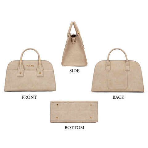 MWC-631BK Montana West Wrapped Handle Dome Satchel Bag