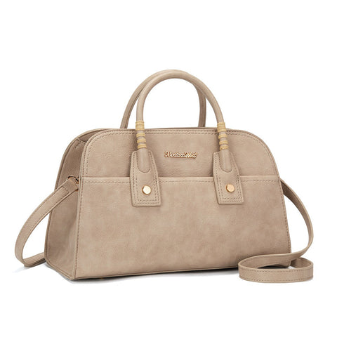 MWC-631BK Montana West Wrapped Handle Dome Satchel Bag