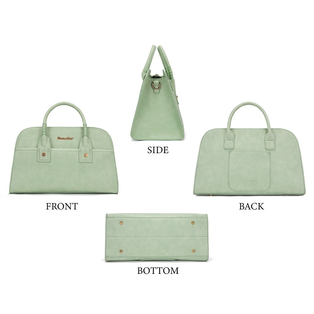 MWC-631BK Montana West Wrapped Handle Dome Satchel Bag