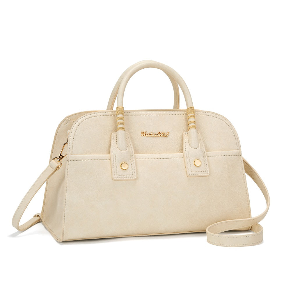 MWC-631BK Montana West Wrapped Handle Dome Satchel Bag