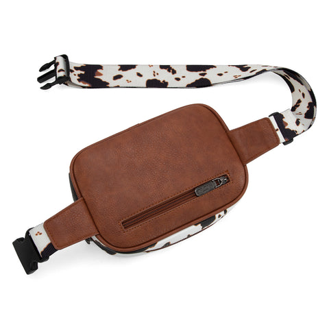 Wrangler Cow Print Belt Bag