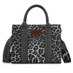 Wrangler Leopard Print Concealed Carry Tote/Crossbody -Leopard