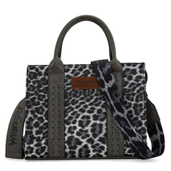 Wrangler Leopard Print Concealed Carry Tote/Crossbody -Leopard