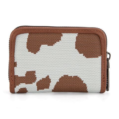 Cow Print Small Wallet