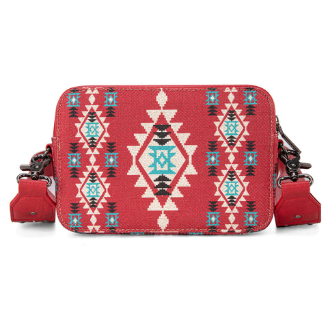 Wrangler Aztec Printed Crossbody Purse