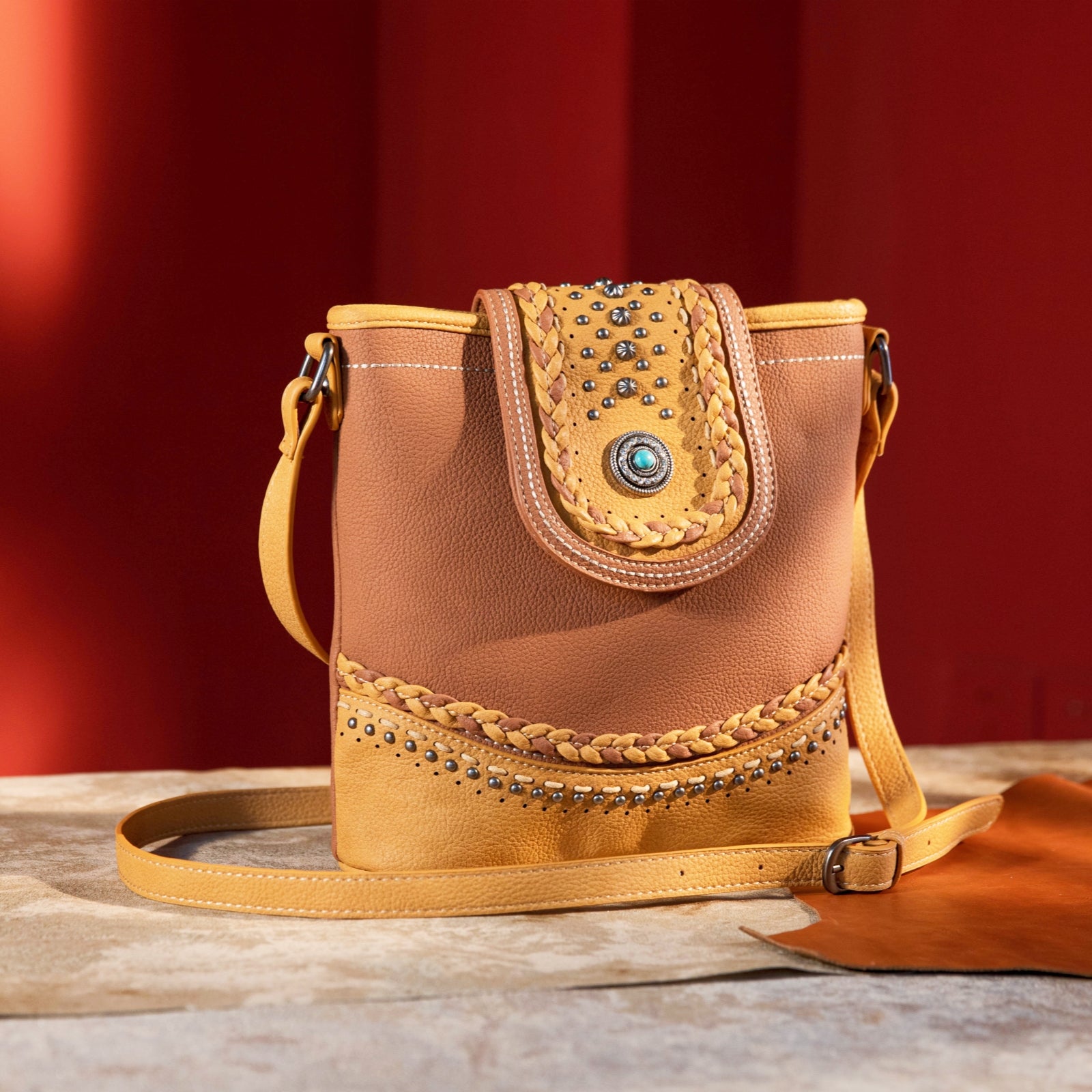 Montana West Concho Collection Concealed Carry Crossbody