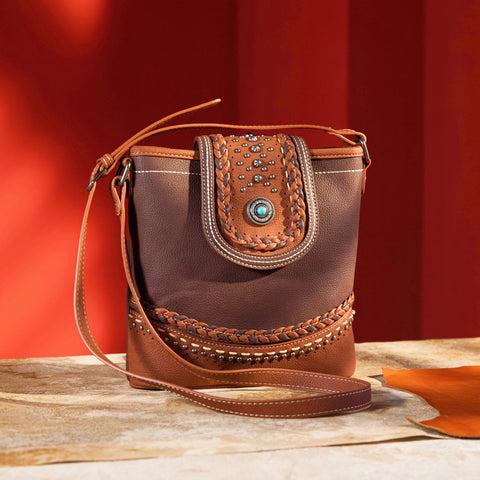 Montana West Concho Collection Concealed Carry Crossbody