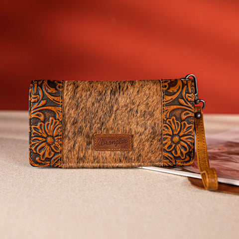 Wrangler Cowhide Fringe Concealed Carry Tote