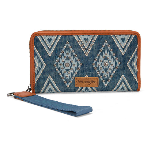 Wrangler Aztec Studded Wallet/Wristlet