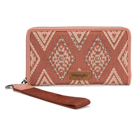 Wrangler Aztec Studded Wallet/Wristlet