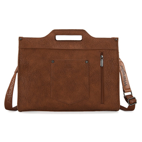 Wrangler Genuine Cowhide Carry-All Cowhide Large Tote/Crossbody
