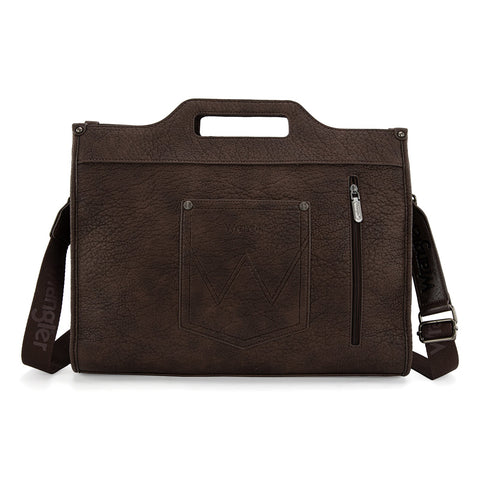 Wrangler Genuine Cowhide Carry-All Cowhide Large Tote/Crossbody
