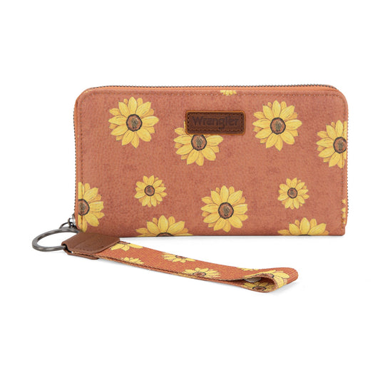 Wrangler Sunflower Print PU Leather Wallet