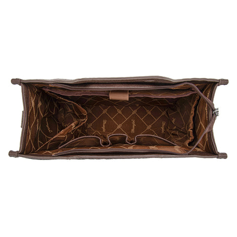 Wrangler Genuine Cowhide Carry-All Cowhide Large Tote/Crossbody
