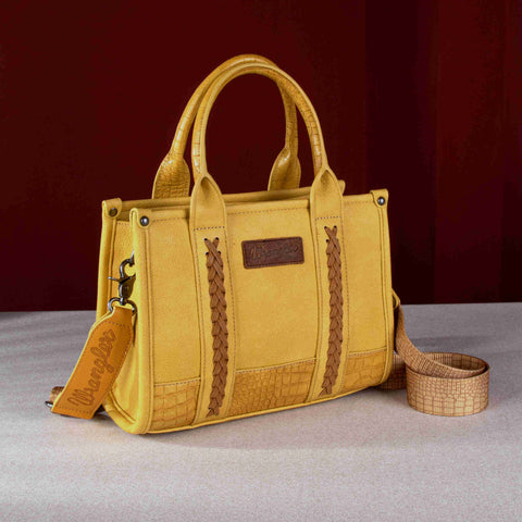 Wrangler Cow Print Concealed Carry Tote/Crossbody