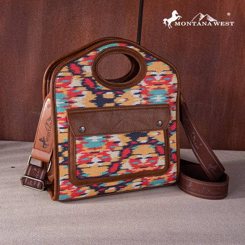 Montana West Western Prints Concealed Carry Crossbody Bag