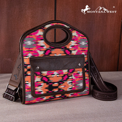 Montana West Western Prints Concealed Carry Crossbody Bag