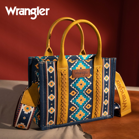 Wrangler Southwestern Crossbody Tote Bag