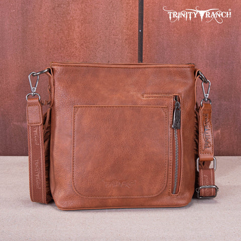 Trinity Ranch Cowhide horsehair Crossbody Bag