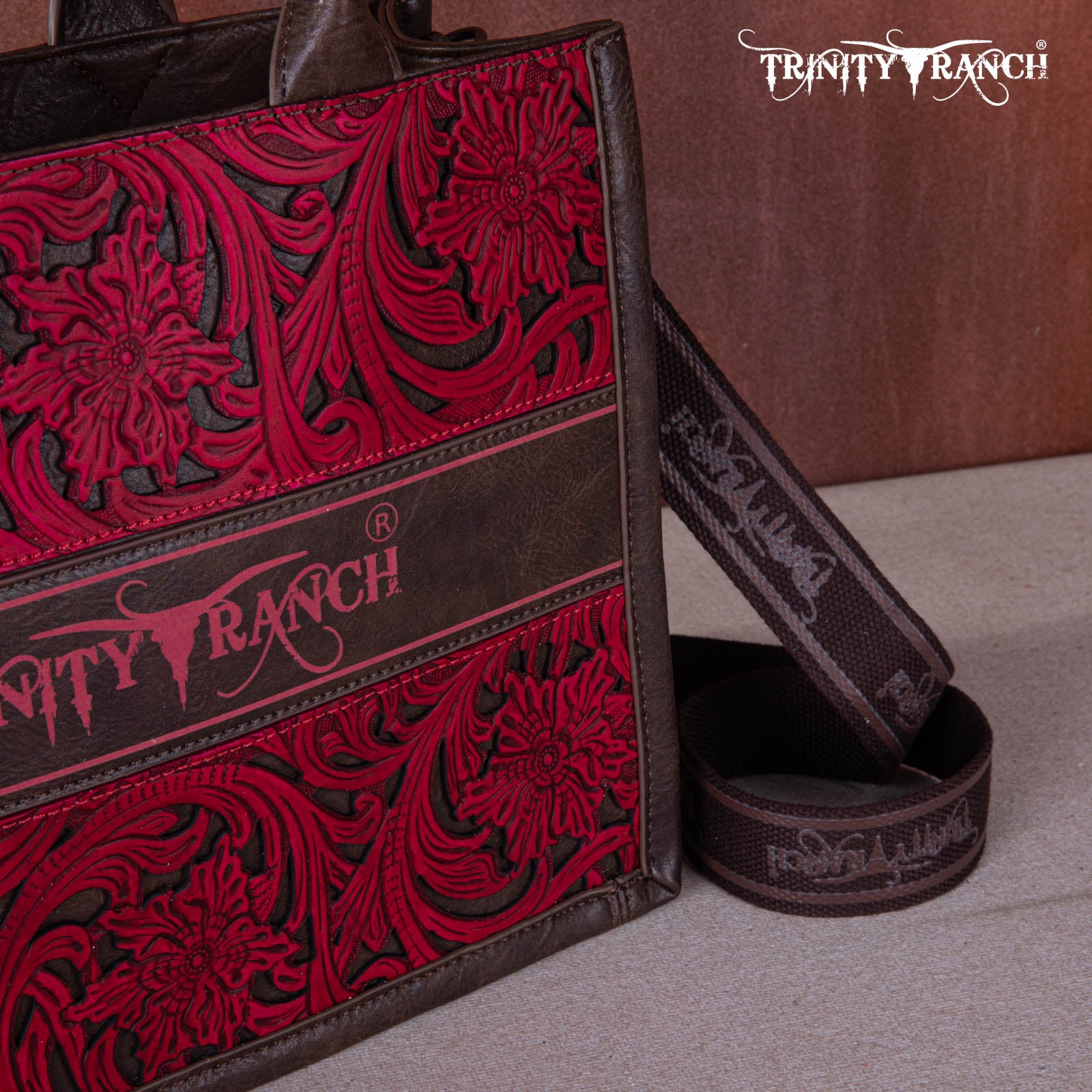 Trinity Ranch Tooled Concealed Carry Tote