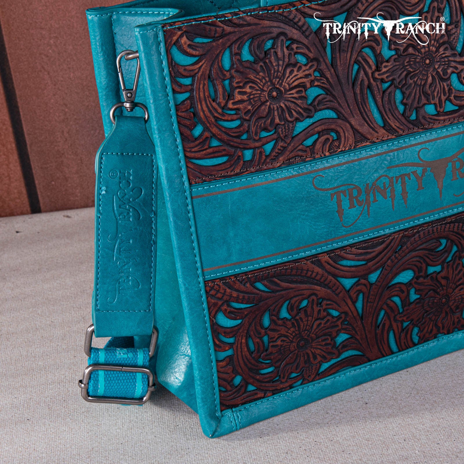 Trinity Ranch Tooled Concealed Carry Tote