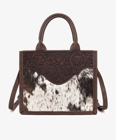 Trinity Ranch Embossed Floral Concealed Carry Tote - Montana West World