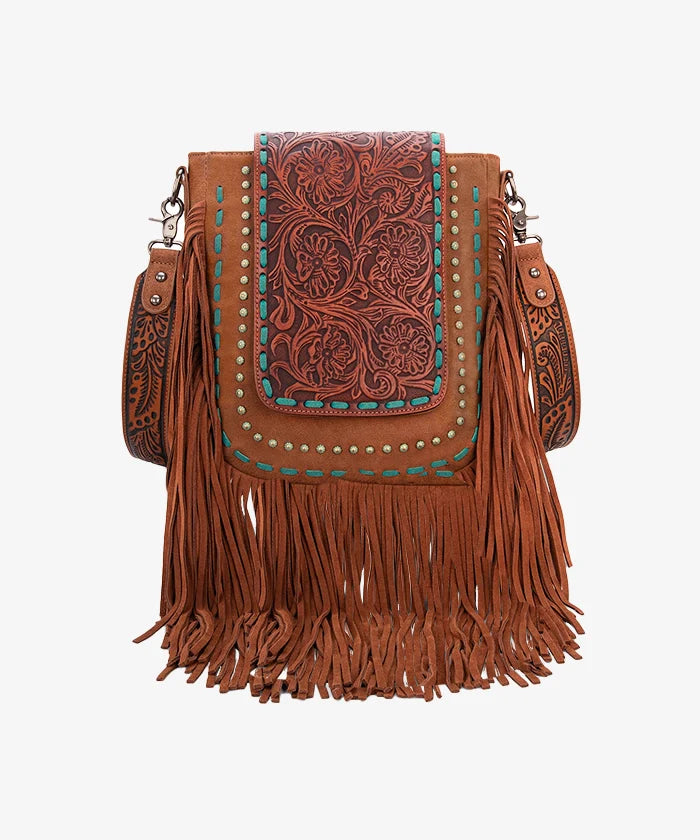 Trinity_ Ranch_Floral_Tooled_Fringe_Concealed _Carry_Crossbody_Brown