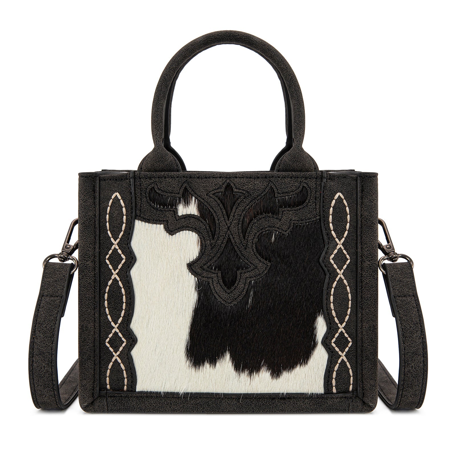 Trinity Ranch Western Hair-On Cowhide Mini Tote/Crossbody
