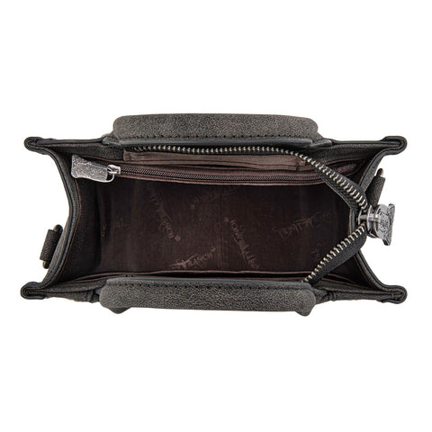 Trinity Ranch Western Hair-On Cowhide Mini Tote/Crossbody