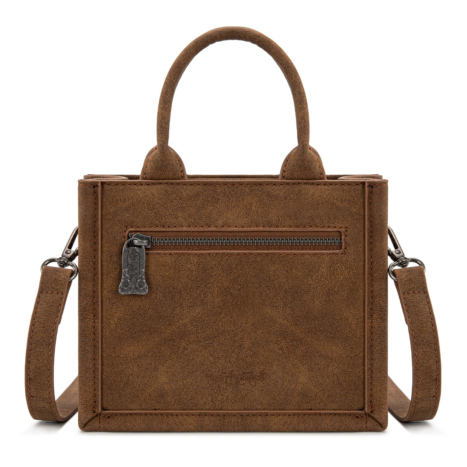 Trinity Ranch Western Hair-On Cowhide Mini Tote/Crossbody