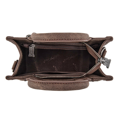 Trinity Ranch Western Hair-On Cowhide Mini Tote/Crossbody