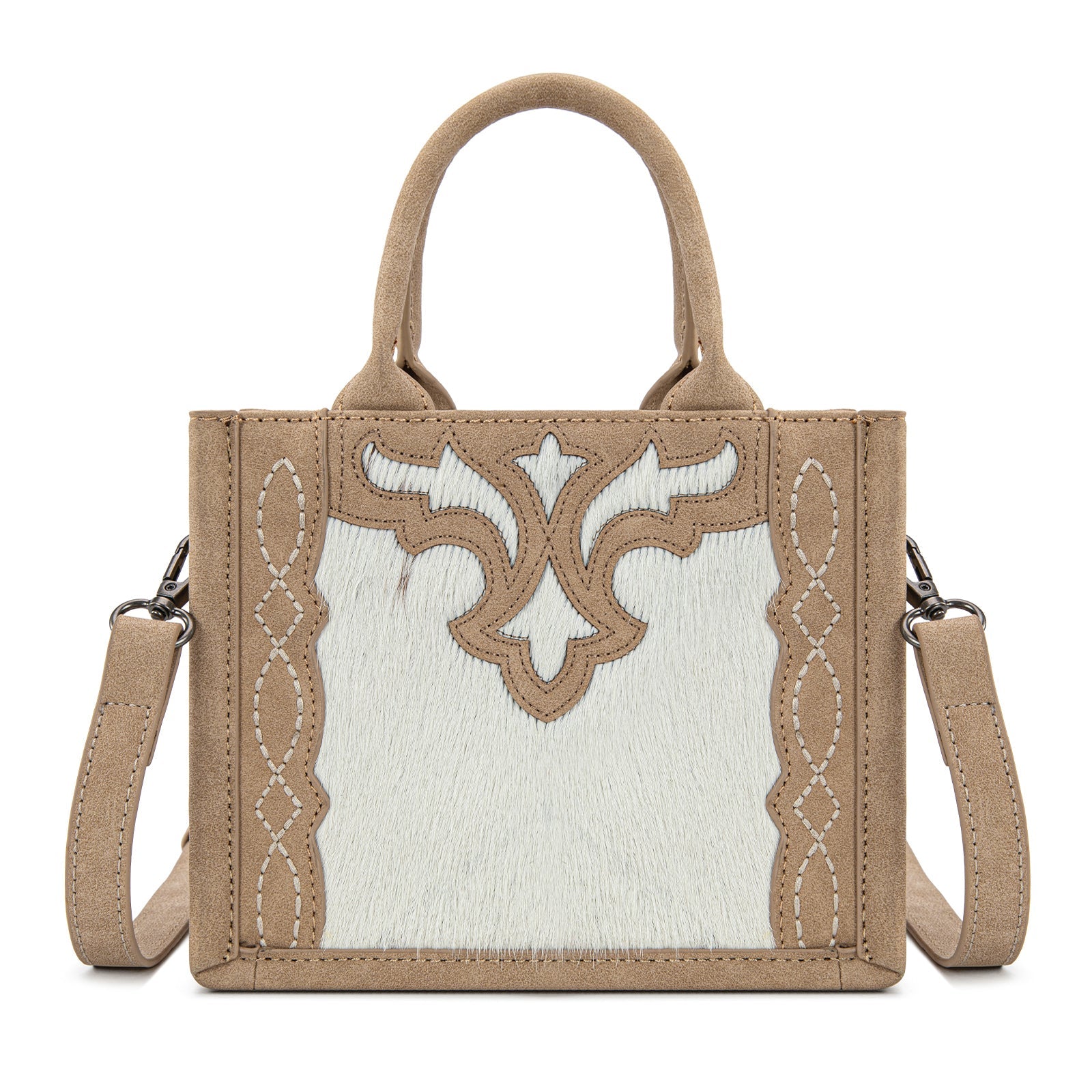 Trinity Ranch Western Hair-On Cowhide Mini Tote/Crossbody