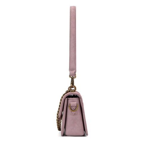 Trinity Ranch Cowhide Floral Cutout Crossbody Bag