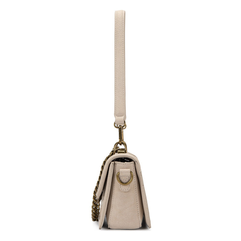 Trinity Ranch Cowhide Floral Cutout Crossbody Bag
