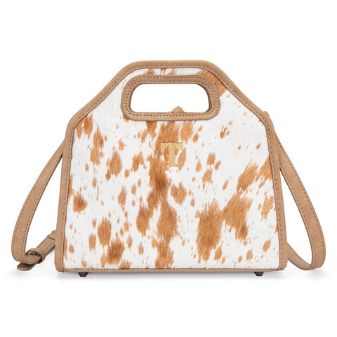 Trinity Ranch Genuine Hair-On Cowhide Satchel Crossbody Bag