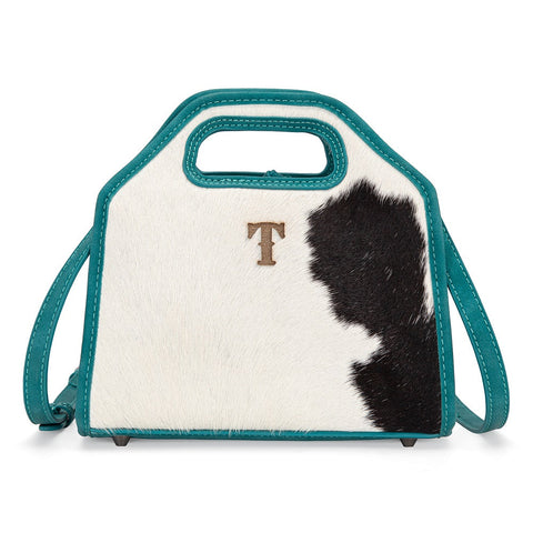Trinity Ranch Genuine Hair-On Cowhide Satchel Crossbody Bag